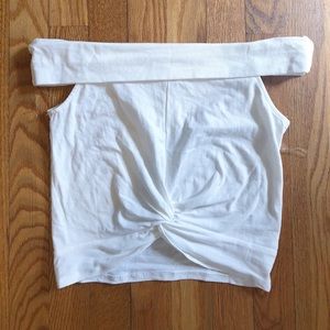 Forever 21 white crop top